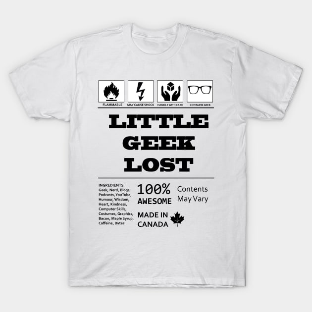 Littlegeeklost Ingredients light T-Shirt by littlegeeklost